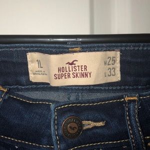 Hollister Super Skinny Dark Jeans